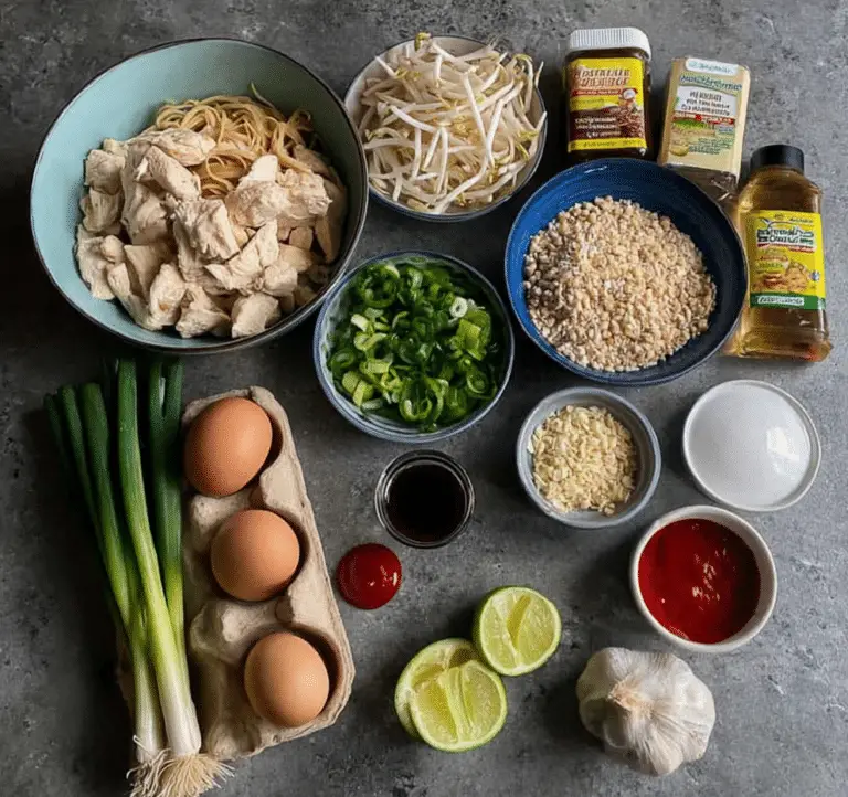 The Easiest Chicken Pad Thai