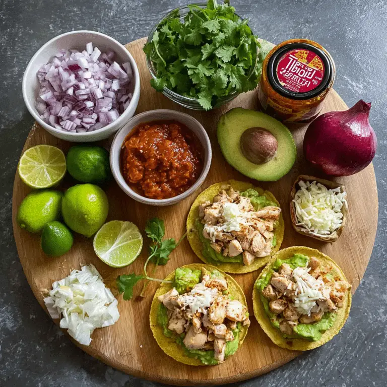 Chipotle Chicken Tostadas
