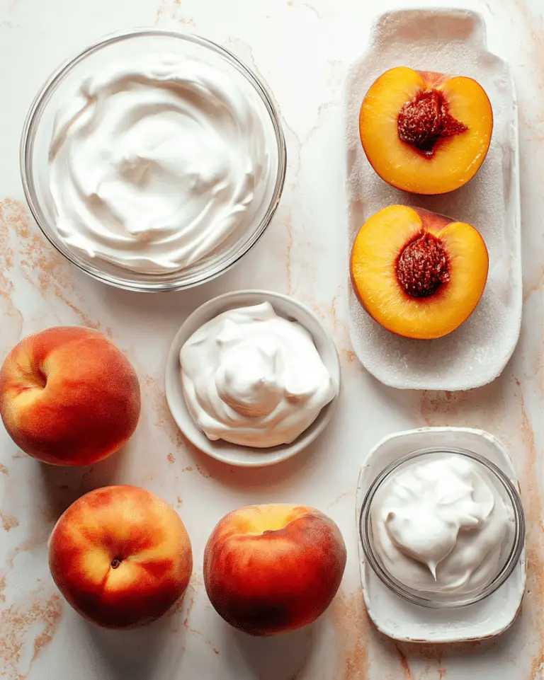 Peaches and Meringue