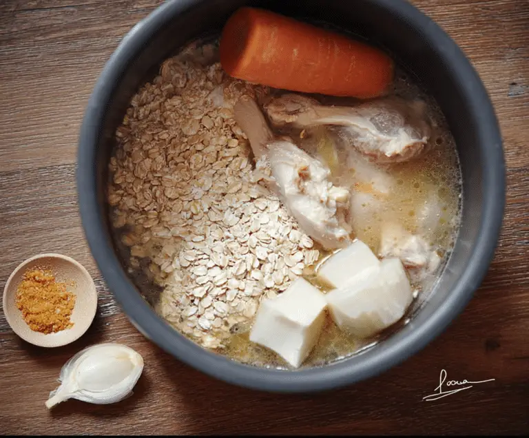 Chicken Oat Flakes Soup