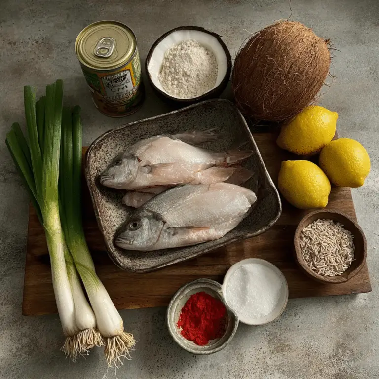 Coconut Cream Raw Fish