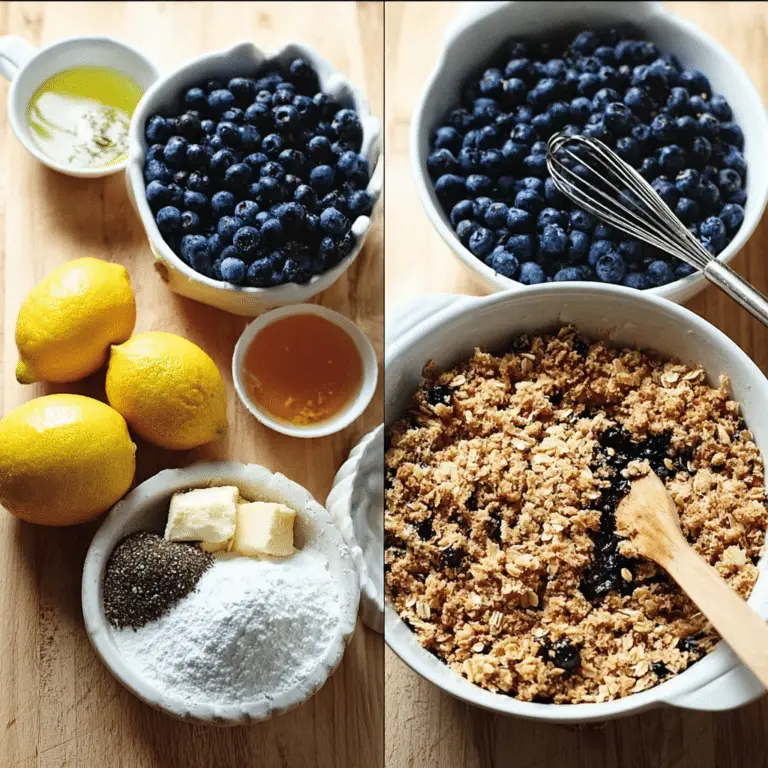 Easy Blueberry Crisp