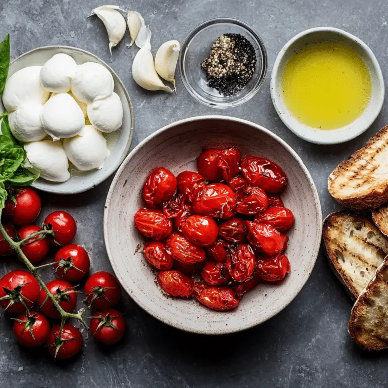 The Braised Tomatoes with Burrata