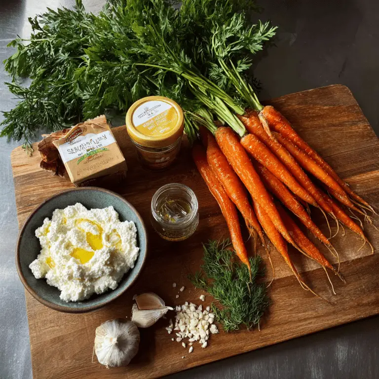 Roasted Carrot with Feta Whip