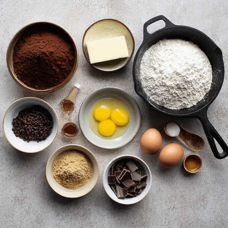 Double Chocolate Skillet Cookie