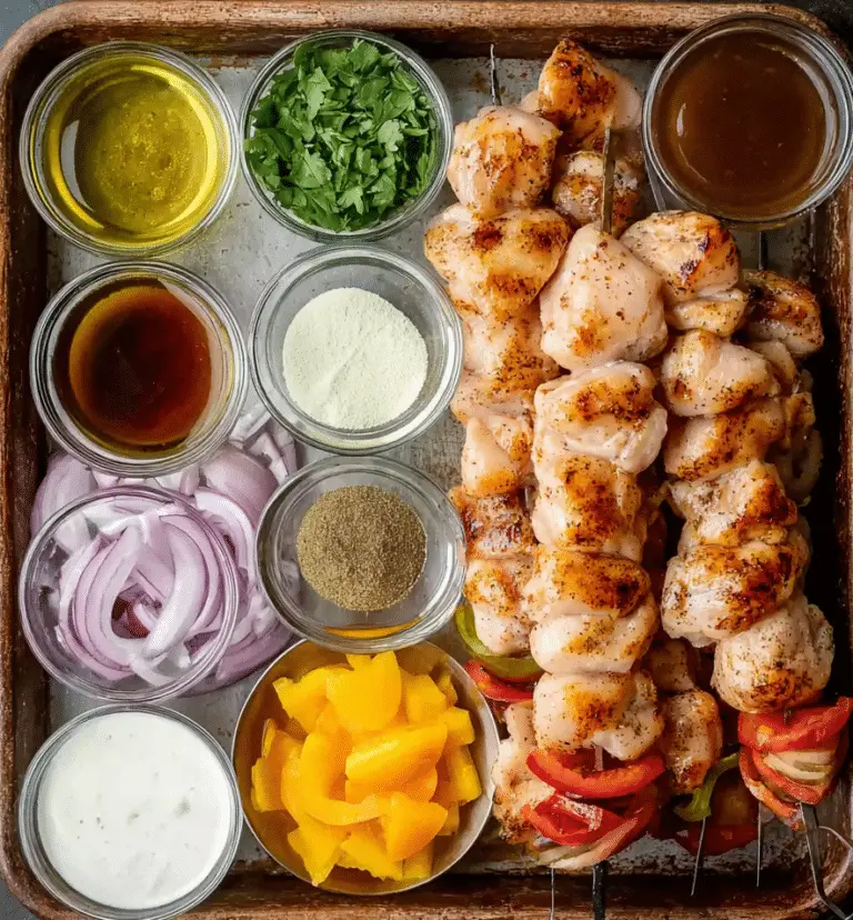 Easy Oven-Baked Chicken Kabobs