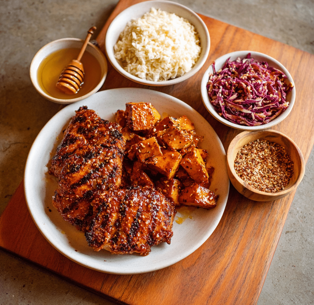 Hot Honey Chicken Plate