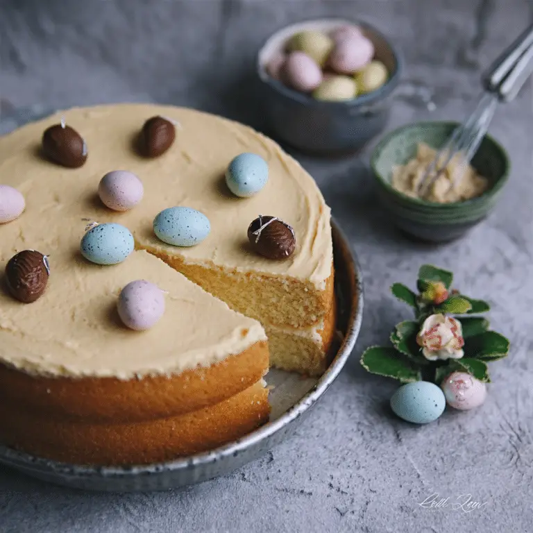 Simple Easter Egg Cake
