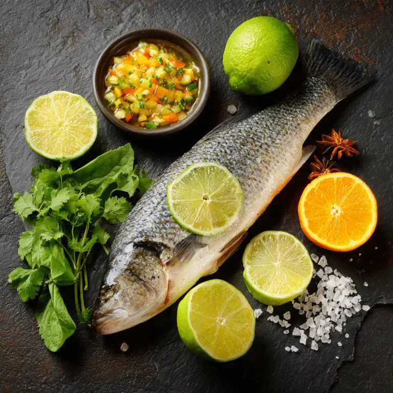 Sea Bass with Citrus Salsa