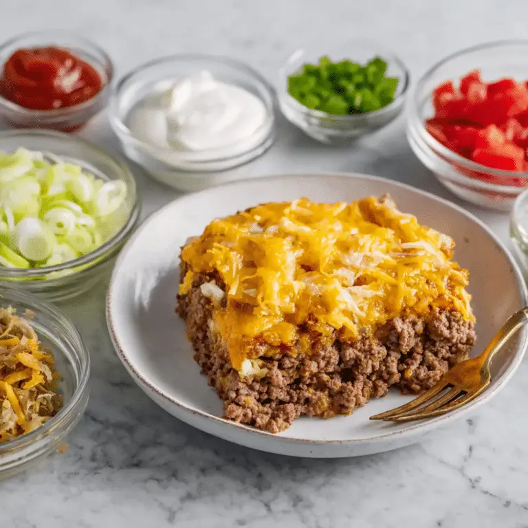 Cheeseburger Casserole