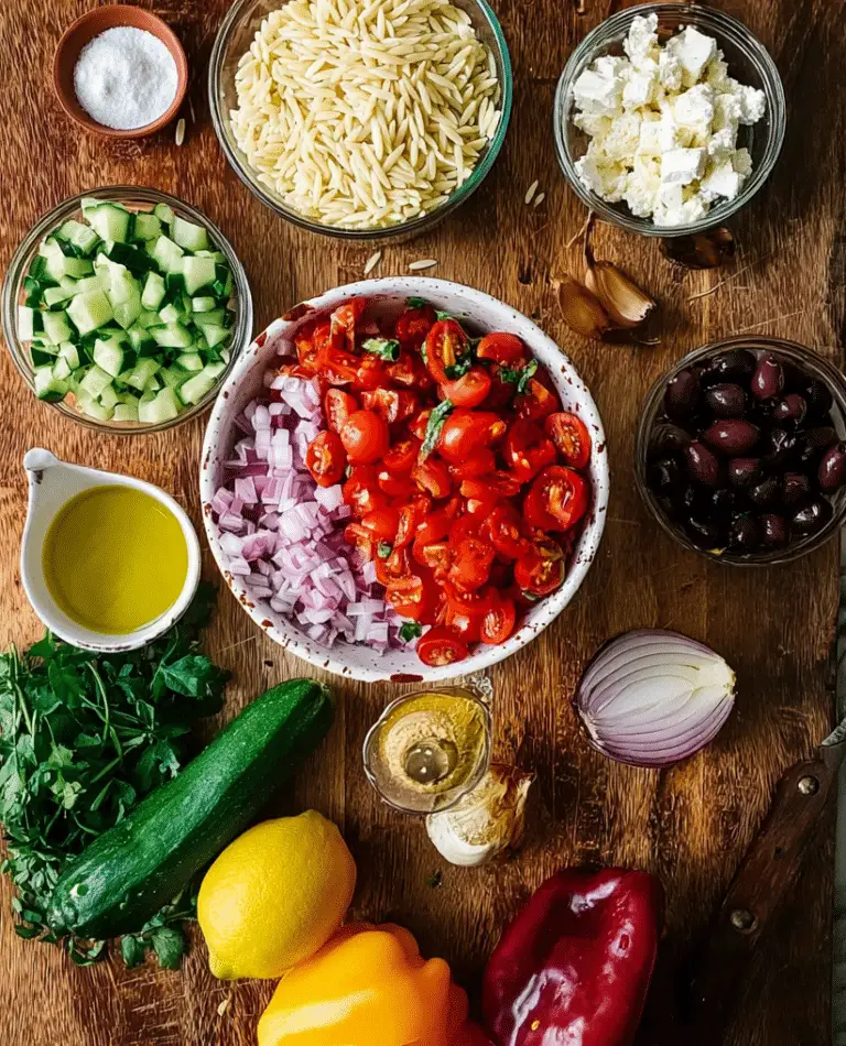 Mediterranean Orzo Salad