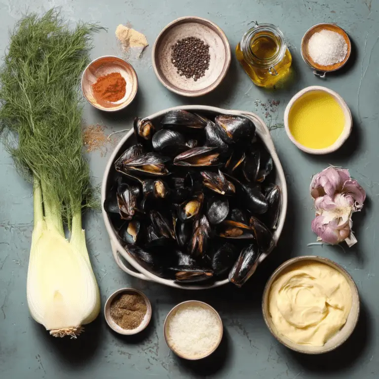 Steamed Mussels with Fennel