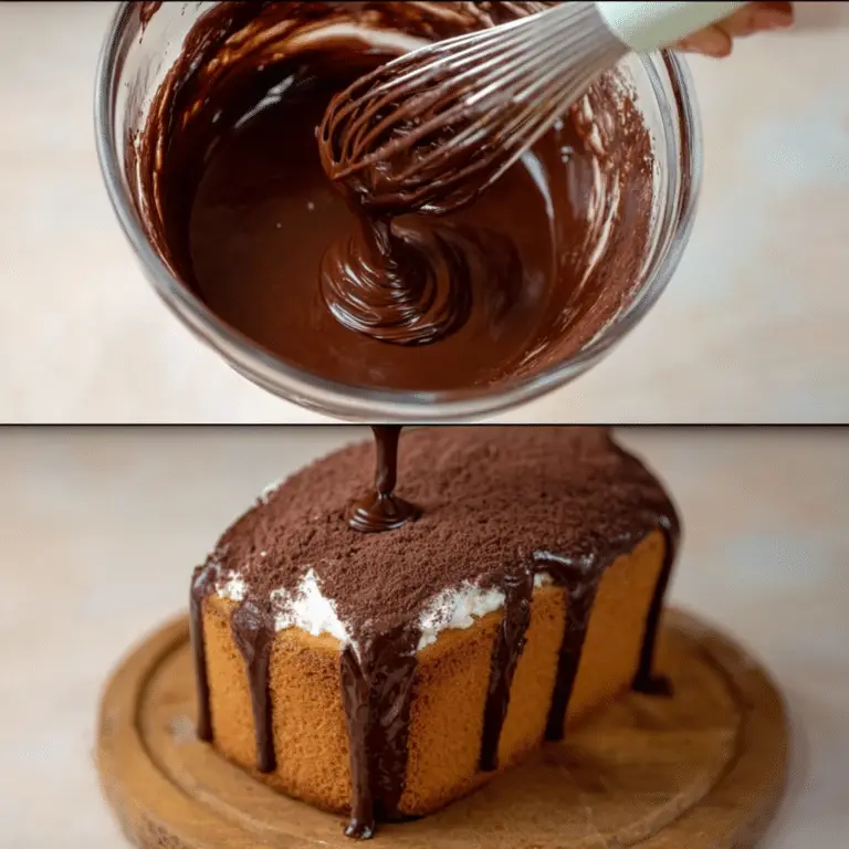 Chocolate Pound Cake with Chocolate Ganache
