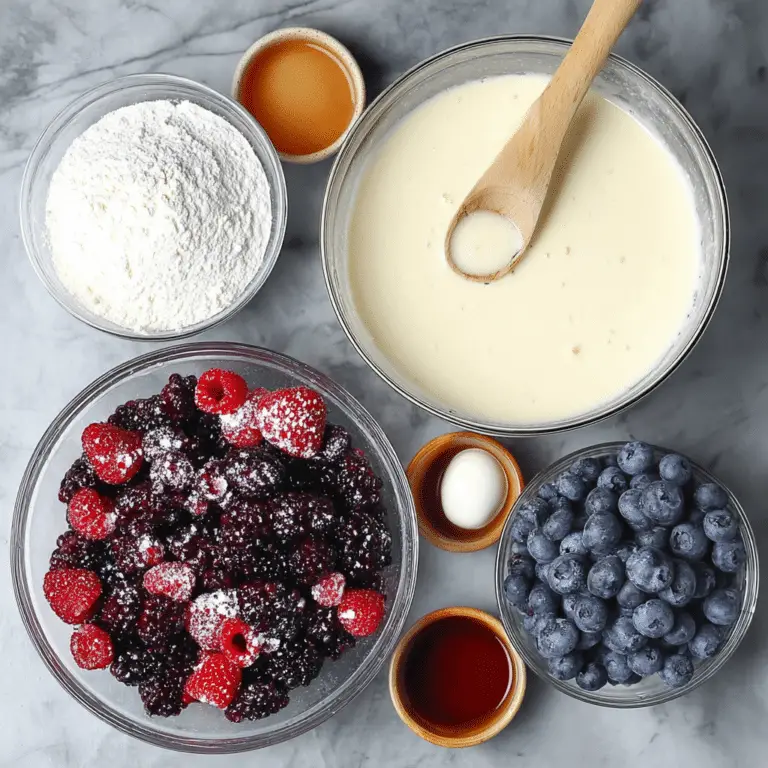 Summer Berry Sheet Cake