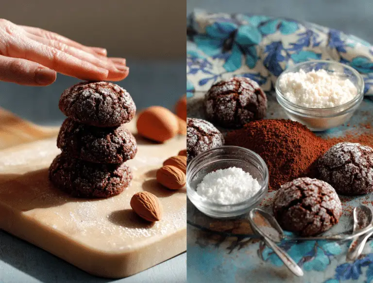 Easy Low Carb Keto-Friendly Chocolate Amaretti Cookies