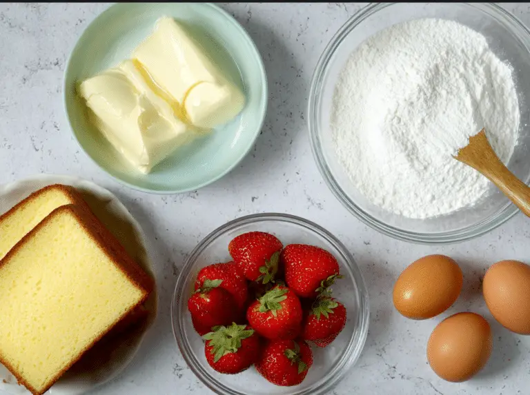 The Strawberry Sponge Cake