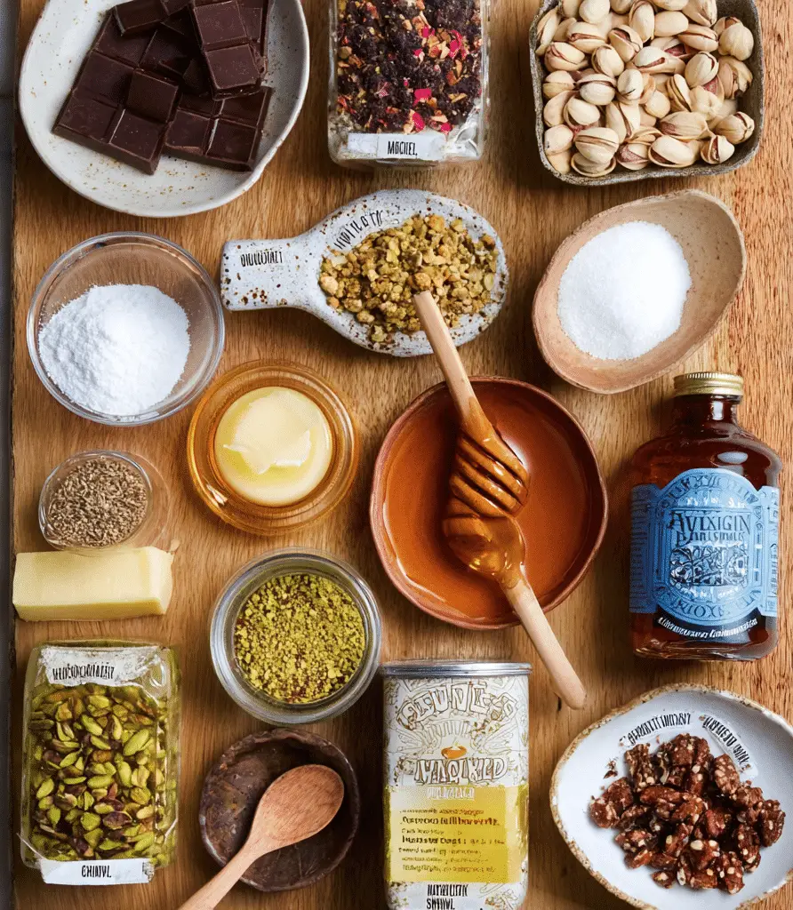 Spiced Chocolate Honey Nut Baklava
