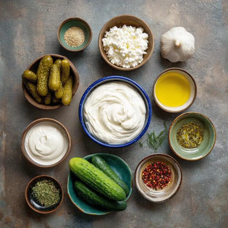Yogurt Pickle Dip